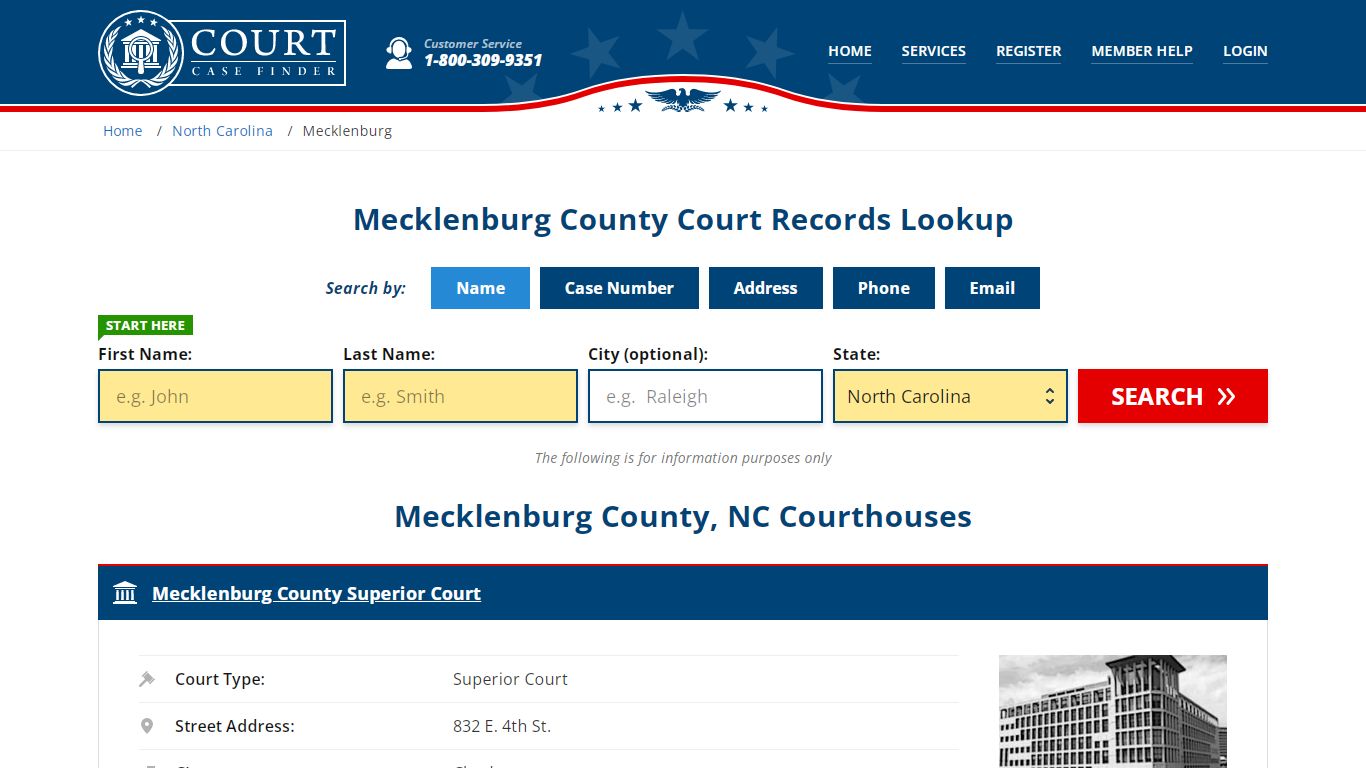 Mecklenburg County Court Records | NC Case Lookup